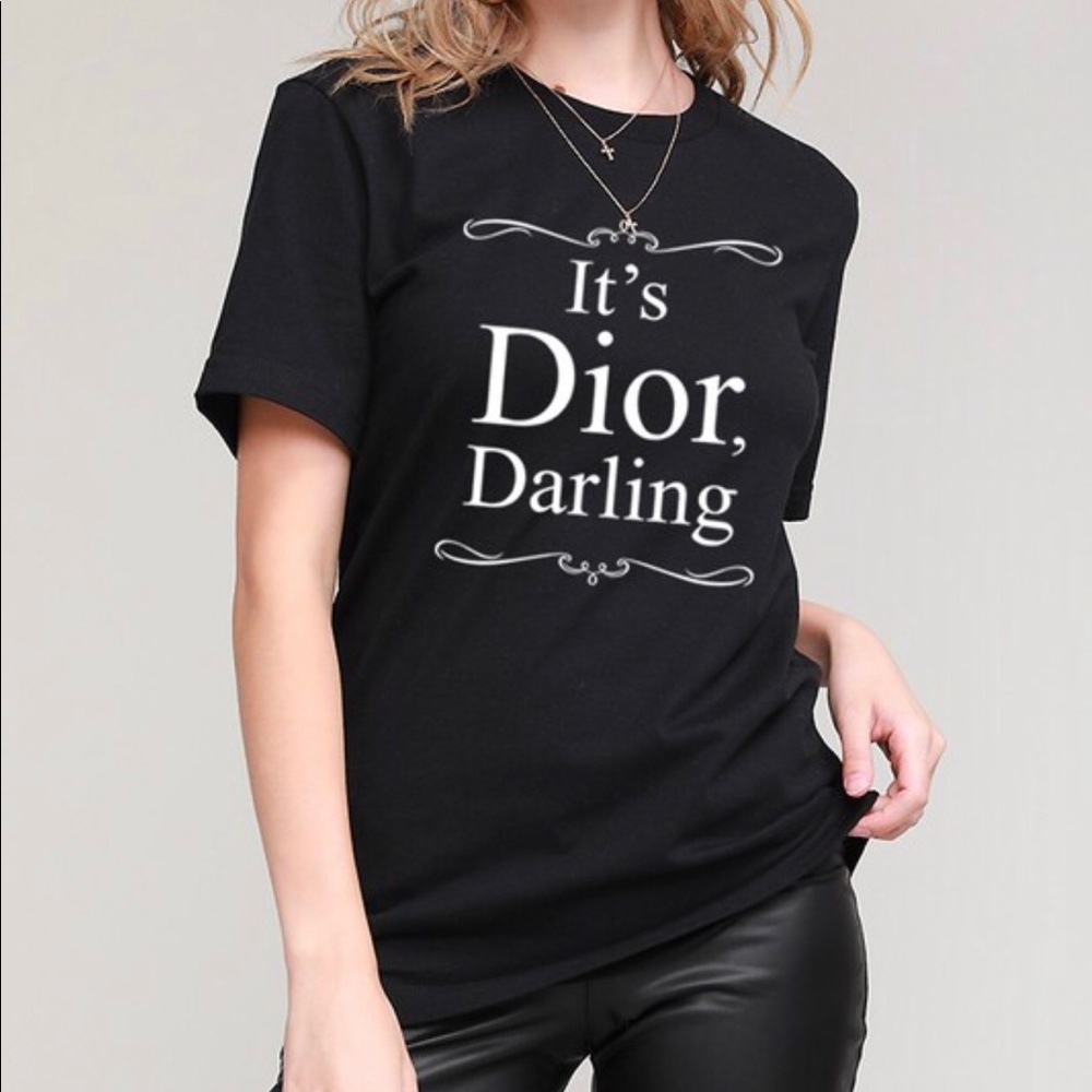 Black graphic tee